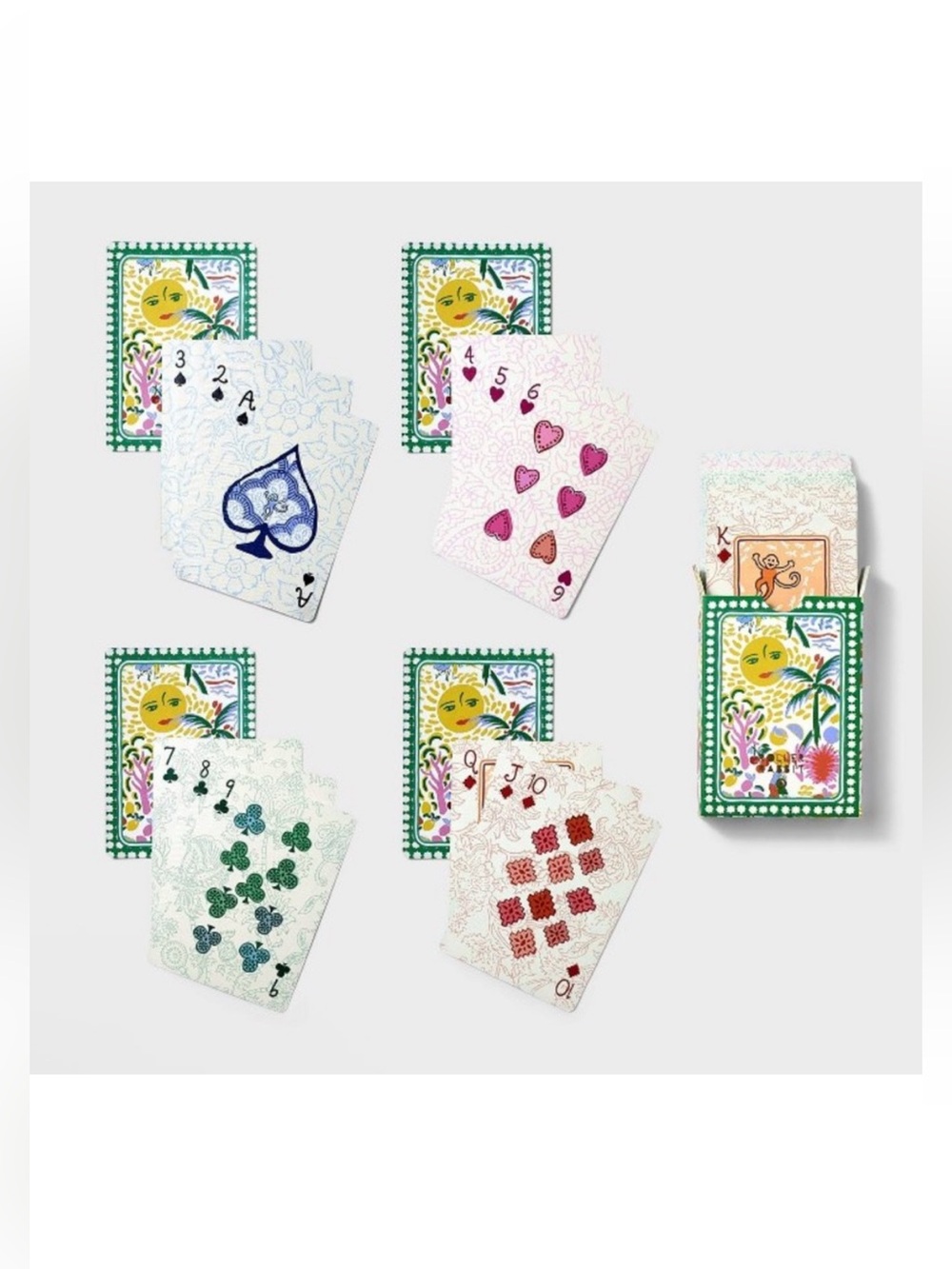 Roller Rabbit x Target Playing Cards NWT